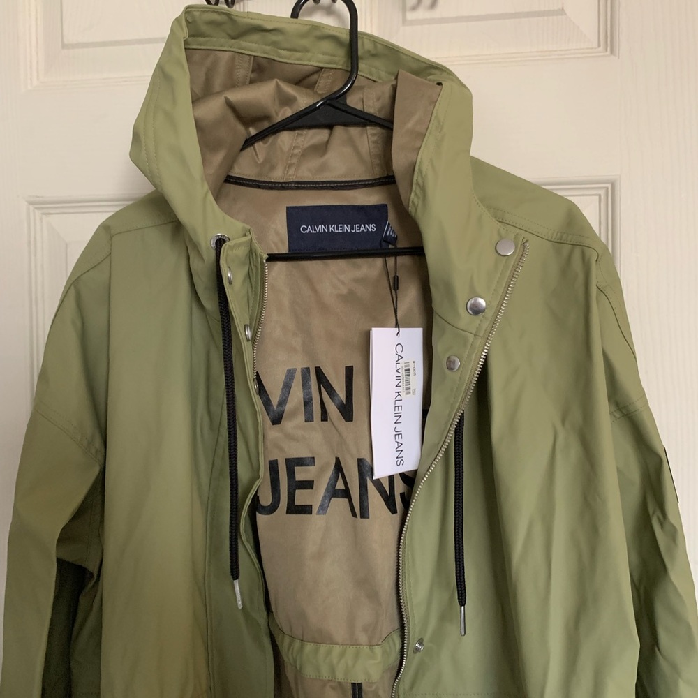 Calvin Klein jacket parka trench waterproof